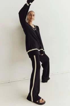 DISSH ELSIE BLACK KNIT PANT