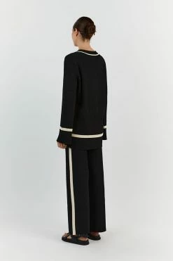 DISSH ELSIE BLACK KNIT PANT 9 DISSH ELSIE BLACK KNIT PANT -DISSH all-clothing Shop WES10099BK.600 13