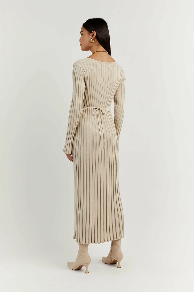 DISSH REIGN STONE SLEEVED KNIT MIDI DRESS 4 DISSH REIGN STONE SLEEVED KNIT MIDI DRESS - Image 4