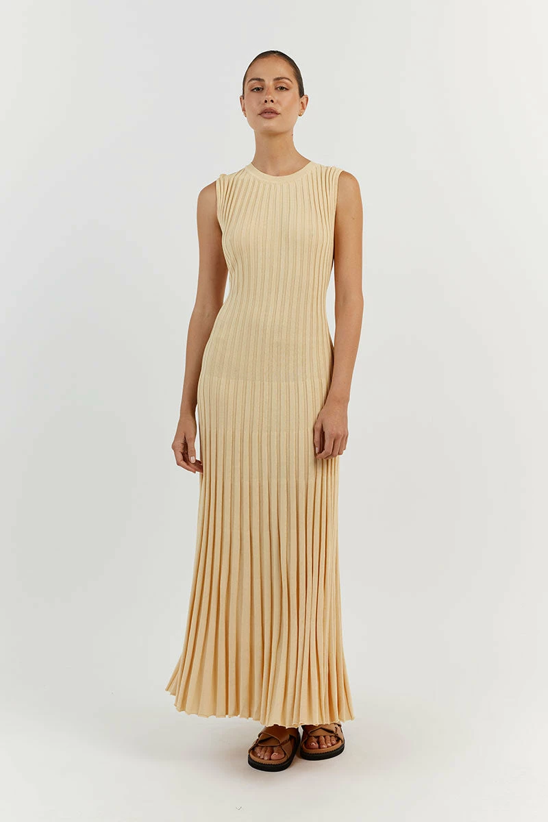 DISSH ADA LEMON SLEEVELESS MIDI DRESS 1 DISSH ADA LEMON SLEEVELESS MIDI DRESS