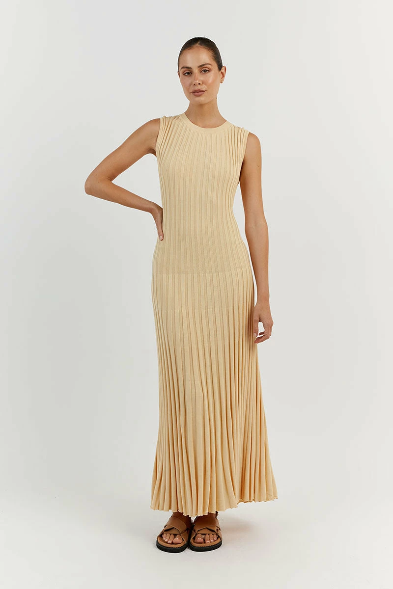 DISSH ADA LEMON SLEEVELESS MIDI DRESS 2 DISSH ADA LEMON SLEEVELESS MIDI DRESS - Image 2