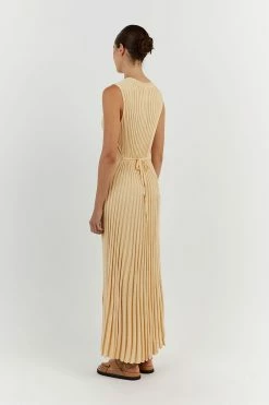 DISSH ADA LEMON SLEEVELESS MIDI DRESS 8 DISSH ADA LEMON SLEEVELESS MIDI DRESS -DISSH all-clothing Shop WES11161LEM.210 13