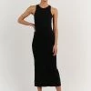 DISSH JENNA BLACK KNIT DRESS