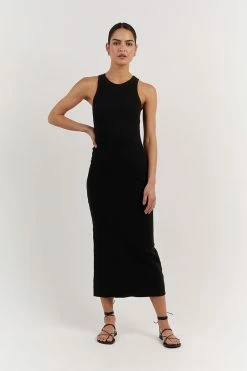 DISSH JENNA BLACK KNIT DRESS