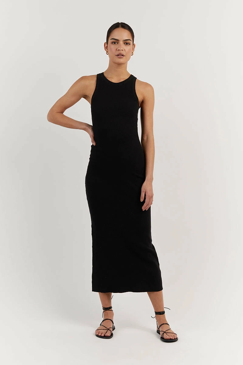 DISSH JENNA BLACK KNIT DRESS 1 DISSH JENNA BLACK KNIT DRESS