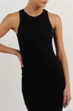 DISSH JENNA BLACK KNIT DRESS 7 DISSH JENNA BLACK KNIT DRESS -DISSH all-clothing Shop WES11177BK.600 4