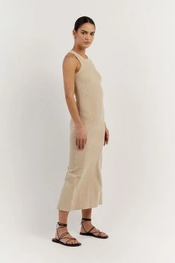 DISSH JENNA OAT MARLE KNIT DRESS -DISSH all-clothing Shop WES11177OTM.154 2