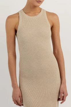 DISSH JENNA OAT MARLE KNIT DRESS -DISSH all-clothing Shop WES11177OTM.154 4
