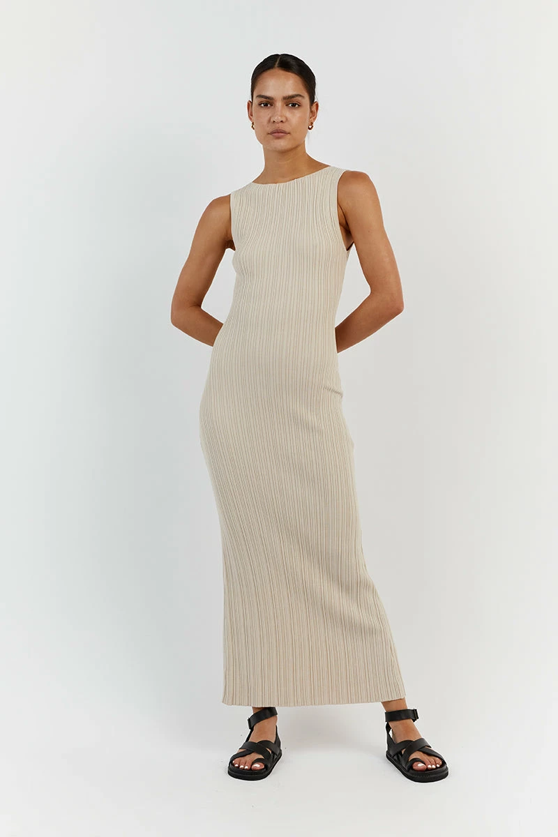 DISSH SIENNA STONE KNIT MIDI DRESS 2 DISSH SIENNA STONE KNIT MIDI DRESS - Image 2