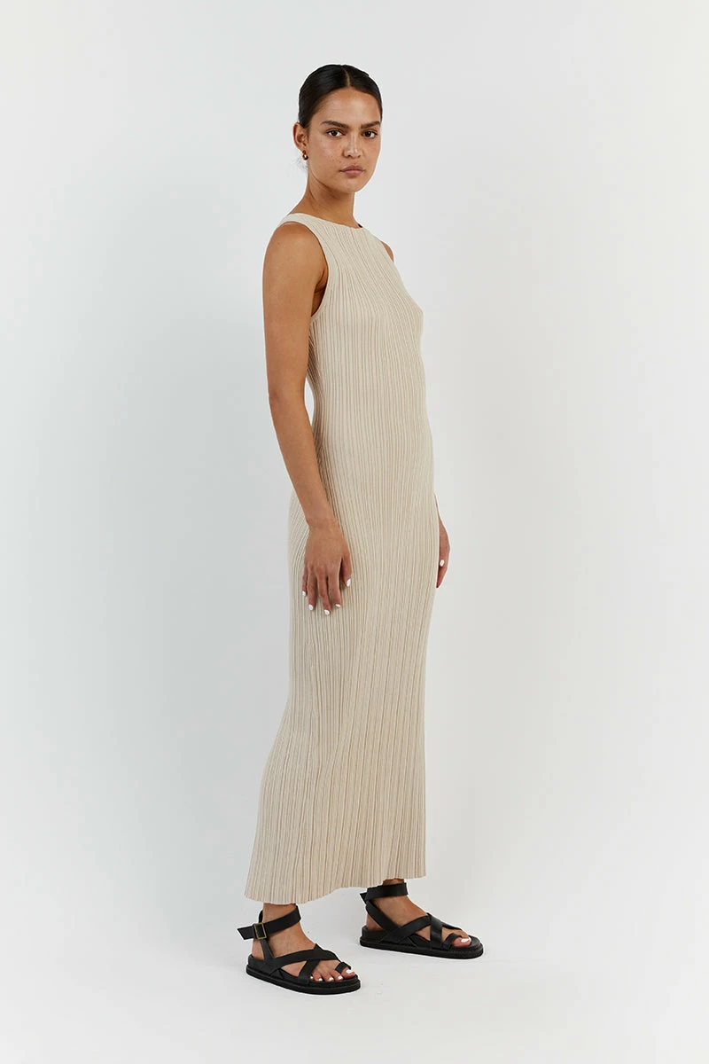 DISSH SIENNA STONE KNIT MIDI DRESS 3 DISSH SIENNA STONE KNIT MIDI DRESS - Image 3