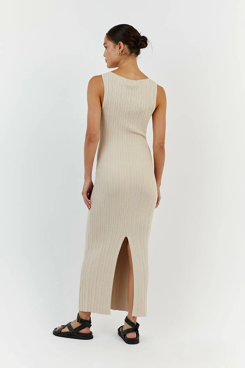 DISSH SIENNA STONE KNIT MIDI DRESS 4 DISSH SIENNA STONE KNIT MIDI DRESS - Image 4