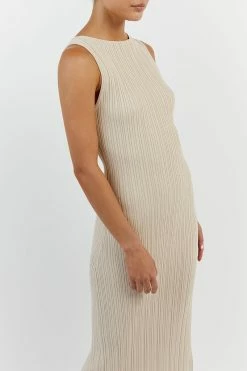 DISSH SIENNA STONE KNIT MIDI DRESS 9 DISSH SIENNA STONE KNIT MIDI DRESS -DISSH all-clothing Shop WES11194STO.175 14