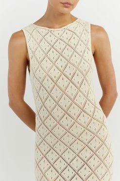 DISSH SORRENTO BUTTER CROCHET DRESS 9 DISSH SORRENTO BUTTER CROCHET DRESS -DISSH all-clothing Shop WES11196BUT.195 4