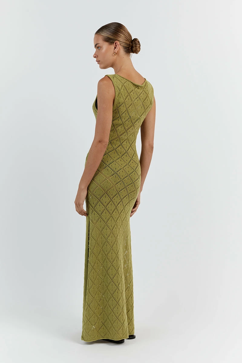 DISSH SORRENTO LIME CROCHET DRESS 5 DISSH SORRENTO LIME CROCHET DRESS - Image 5