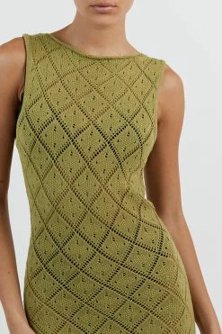 DISSH SORRENTO LIME CROCHET DRESS 11 DISSH SORRENTO LIME CROCHET DRESS -DISSH all-clothing Shop WES11196LIM.510 14