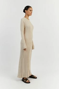 DISSH ADA STONE LONG SLEEVE MIDI DRESS -DISSH all-clothing Shop WES11207STO.175 12 d1f3a844 f6d0 4ef9 8d48 674c59477cb4