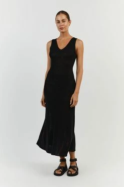 DISSH ASHER BLACK KNIT DRESS
