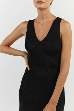 DISSH ASHER BLACK KNIT DRESS 9 DISSH ASHER BLACK KNIT DRESS -DISSH all-clothing Shop WES11211BK.600 14