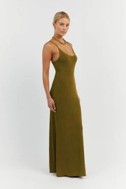 DISSH ASHER OLIVE KNIT DRESS -DISSH all-clothing Shop WES11211OLV.545 12