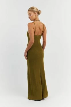 DISSH ASHER OLIVE KNIT DRESS -DISSH all-clothing Shop WES11211OLV.545 13