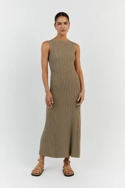 DISSH IVY MOSS MIDI DRESS