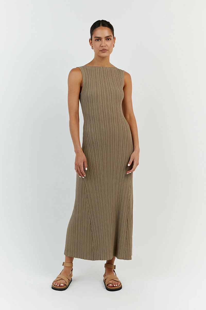 DISSH IVY MOSS MIDI DRESS 1 DISSH IVY MOSS MIDI DRESS