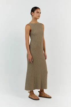 DISSH IVY MOSS MIDI DRESS 7 DISSH IVY MOSS MIDI DRESS -DISSH all-clothing Shop WES11226MOS.543 12