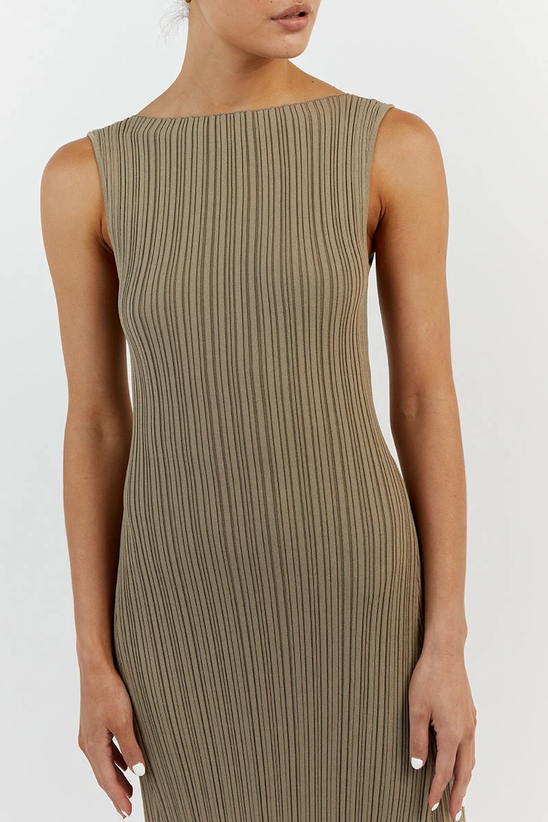 DISSH IVY MOSS MIDI DRESS 5 DISSH IVY MOSS MIDI DRESS - Image 5