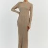DISSH HARPER TAUPE KNIT DRESS