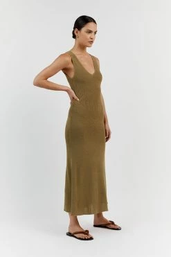 DISSH ASHER PISTACHIO V NECK MIDI DRESS 14 DISSH ASHER PISTACHIO V NECK MIDI DRESS -DISSH all-clothing Shop WES11243PIO.549 12 3edc0cbd 1764 4d9b a92b 83179f9ca1d6